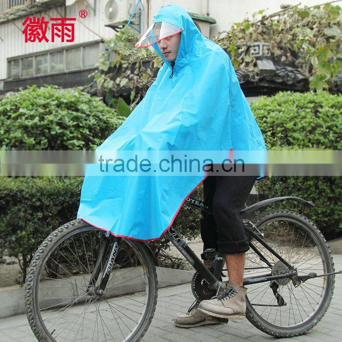 100% polyester or oxford single raincoat poncho military outdoor workplace bicycle motorcycle poncho