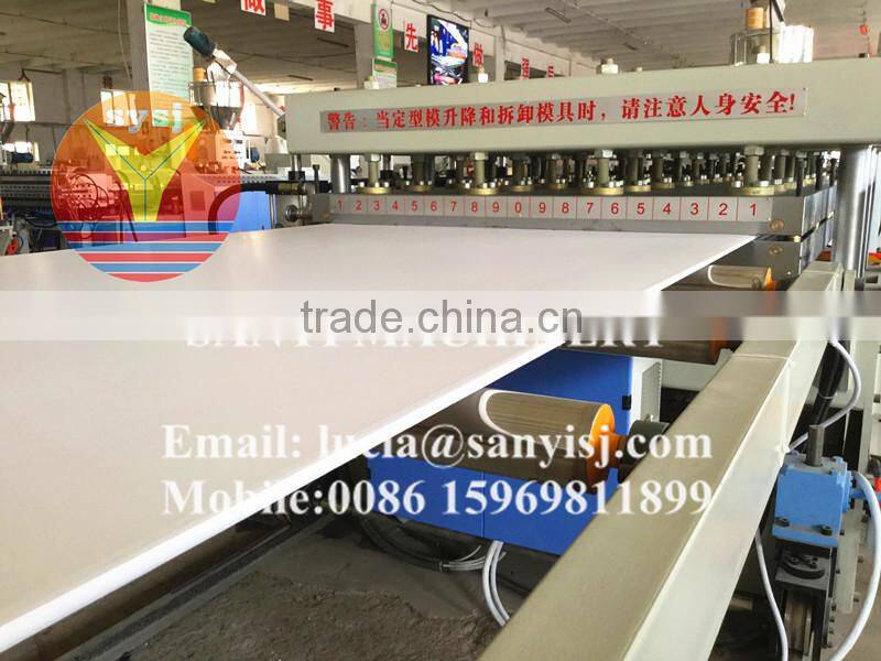 PVC Plastic Extruder Machine for PVC Foam Board