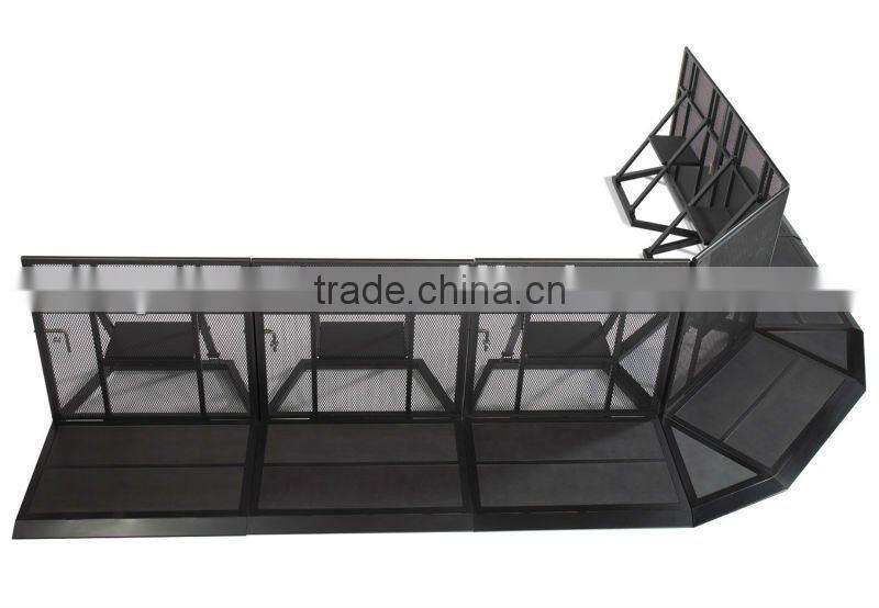 RP crowd barricade with powder-coated finished 2015