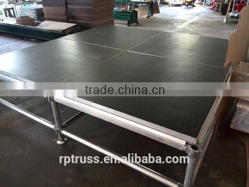 Hot selling RP portable stage with backdrop