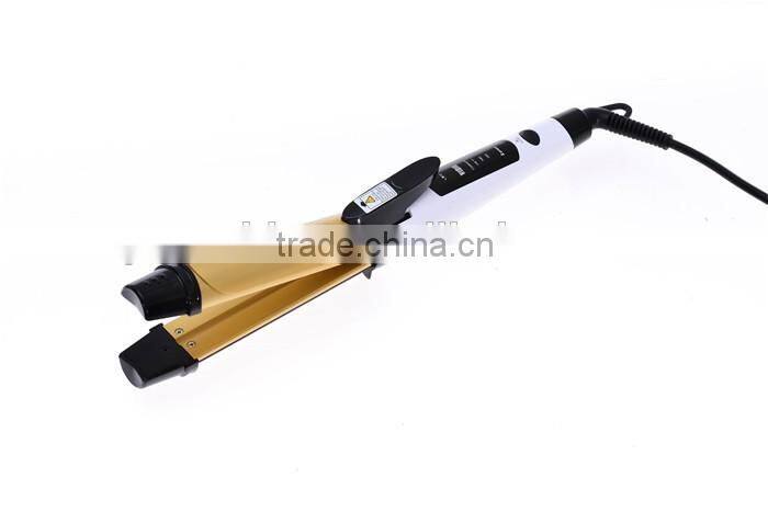 Wet and dry all in one hair straightener ionic hair curler