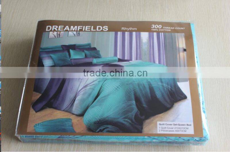 300TC 100% Cotton Quilt Cover Set