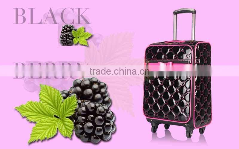 PVC Luggage Light Trolley Case Beautiful Suitcase Luggage