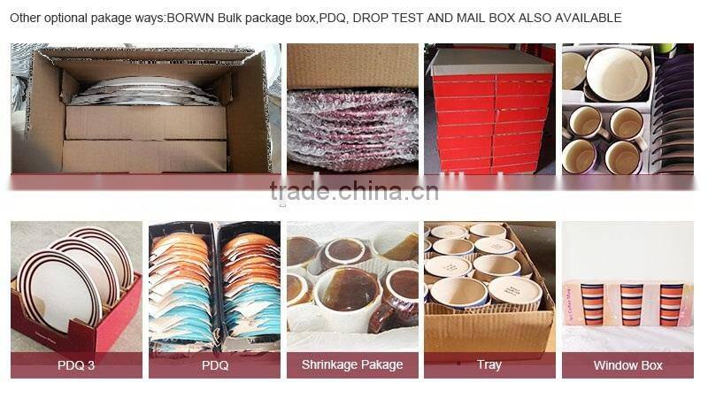 two tone color glazed plates, cheap ceramic plate wholesale