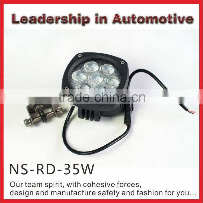 Manufacturer price good quality New 35w led motorcycle light motorcycle auto driving light flood beam spot beam worklight