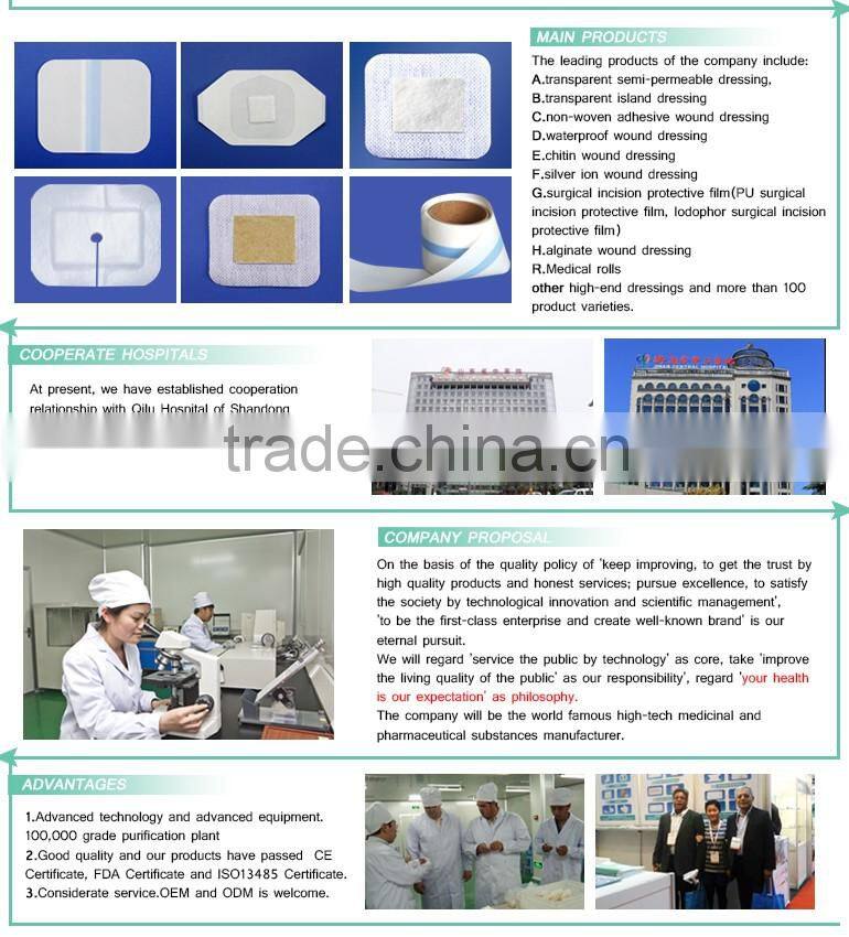 Free Samples Medical Adhesive Wound Plaster Fabric