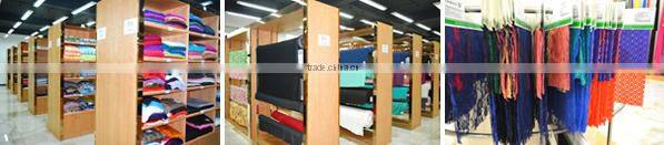 Knitting dyed poly rayon fabric for clothes