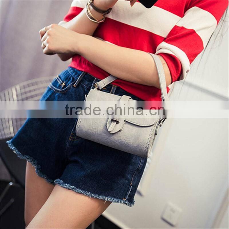 Korean fashion single shoulder pu leather crocodile lady women's shopping hand bag
