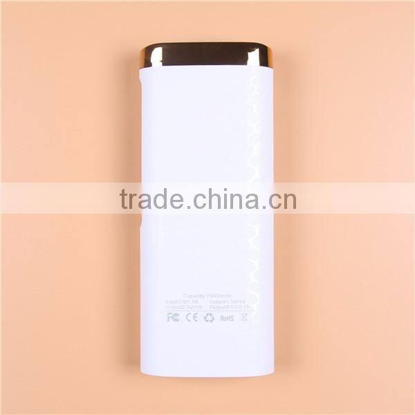 Wholesale 15000mAh Mobile Power Bank with 3 USB