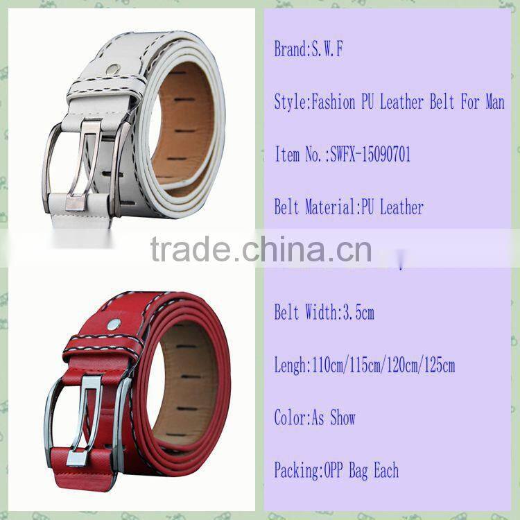 2016 fashion man leather belt