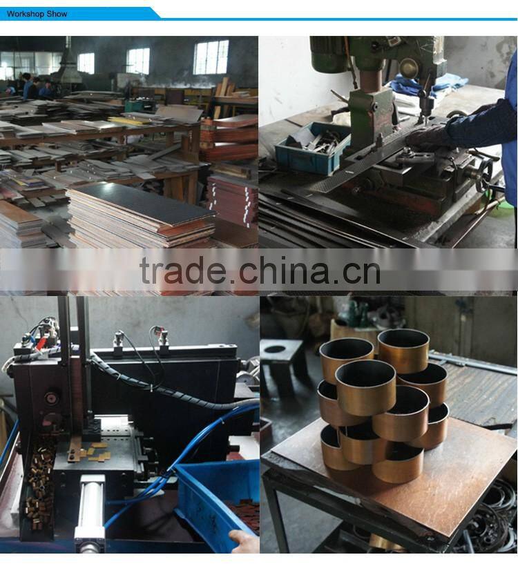 Drawing customized factory supplied steel basis ptfe coated sliding bearing