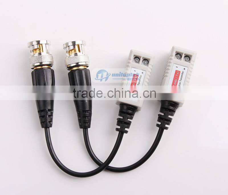 BNC TVI Video Balun Passive Transceivers UTP Balun BNC Cat5 Support HDCVI/AHD/TVI Camera
