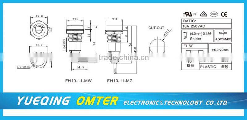 FH10 -11 fuse holders