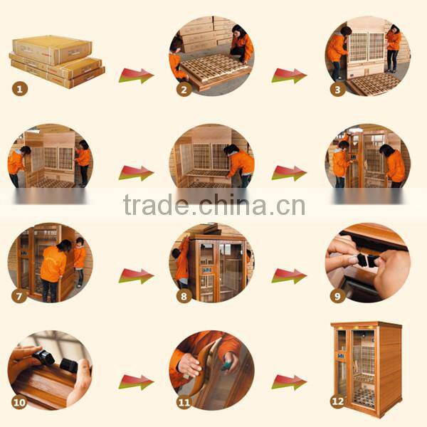 infrared sauna glass bathtub