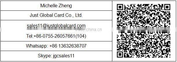 Rfid ti2048 blank/printed card with inkjet number