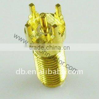 CATV 50ohm Gold plating Female RF PCB SMA Connector