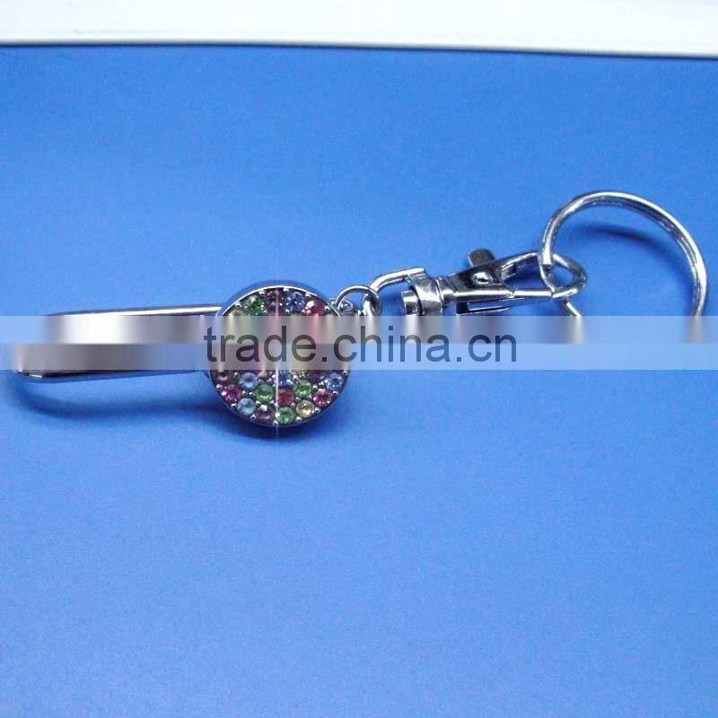 High quality folding metal bag hanger with diamond