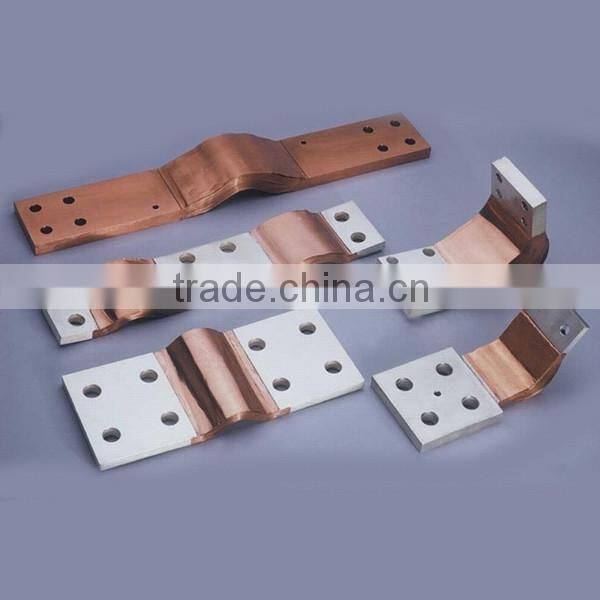 For electrical power used in a variety of electrical equipment flexible flat copper busbar