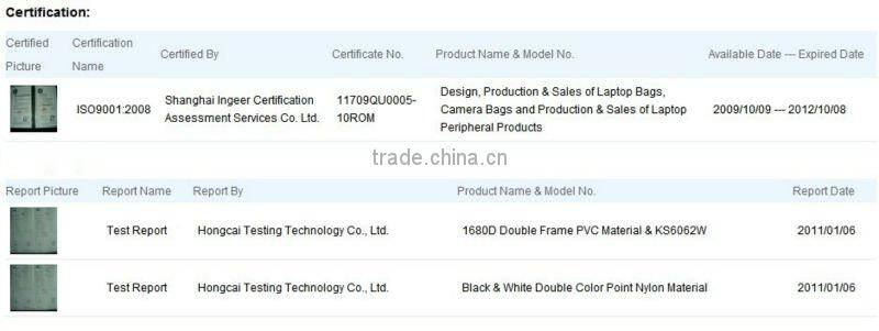 2012 Kingsons Radiation--proof case for tablet PC KS6116U