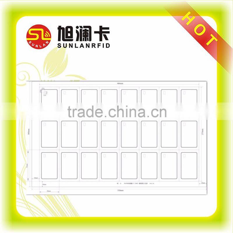 Frequency Sticker UHF RFID inlay 860-960MHZ Monza4 EPC C1G2 ISO18000-6C