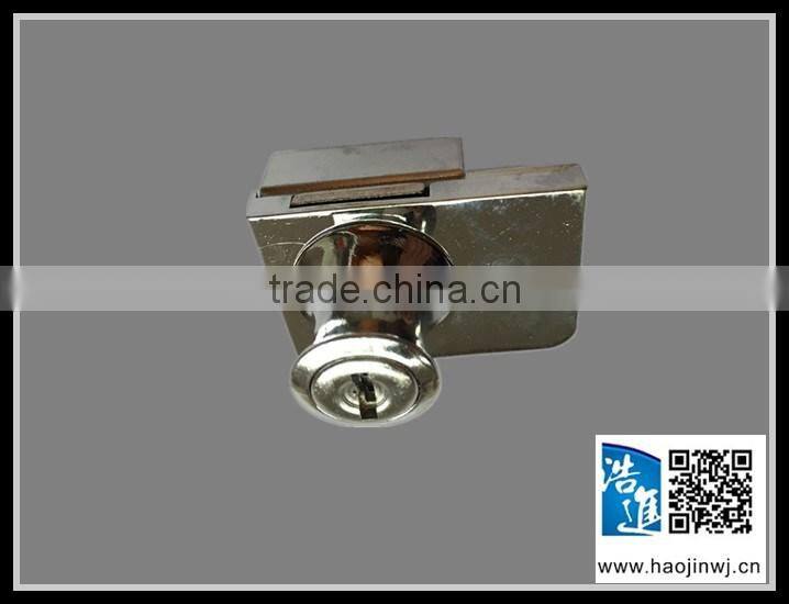 HJ-091 Furniture drawer lock, Cabinet glass door lock, Glass showcase lock