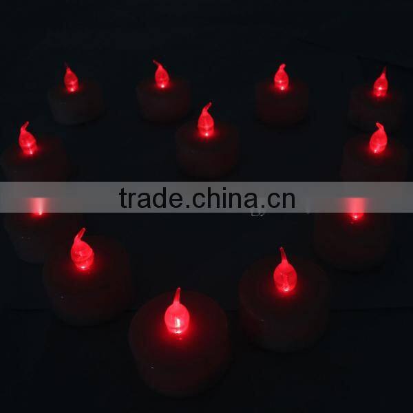 Romantic Battery Operated Red Rechargeable Mini LED Tea Light Candle