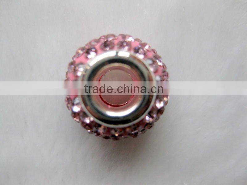 Crystal Pave Ball Rhinestone Bead