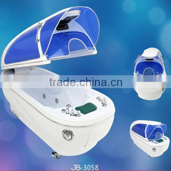 two persons wooden optical wave sliming sauna spa capsule