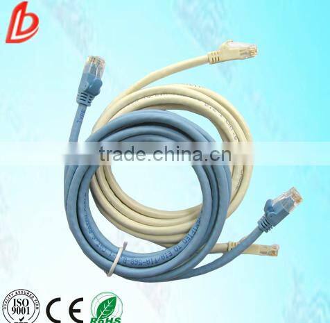 High speed CCA/CCS/Pure copper 24AWG UTP RJ45 cat5e patch cords,cat5 network cable