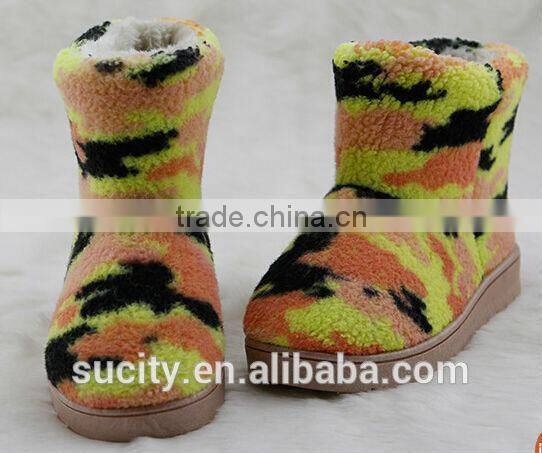 anti-slip kids winter military snow boot