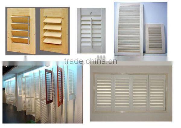 wood louver shutter door