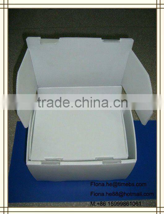 corrugated pp esd box for components with EVA insert