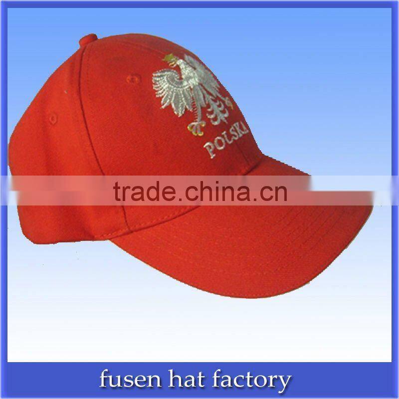 Embroidered 6 panel snapback golf hats and caps