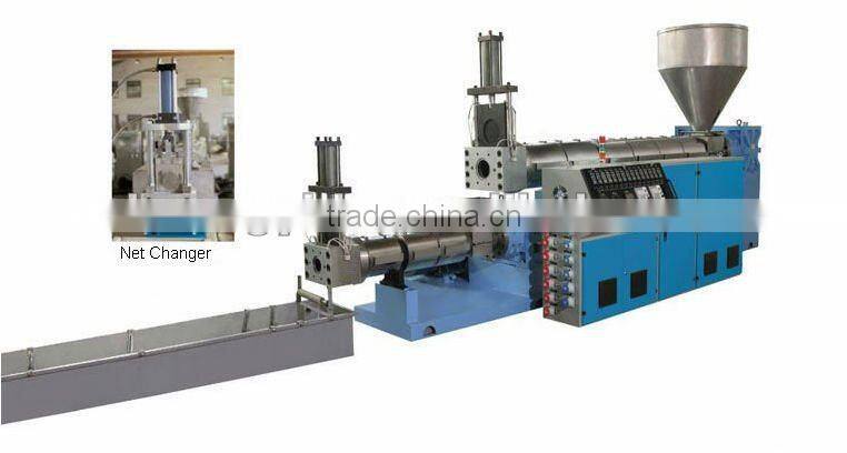 PP PE plastic recycle granulate/plastic bag film recycle granulator