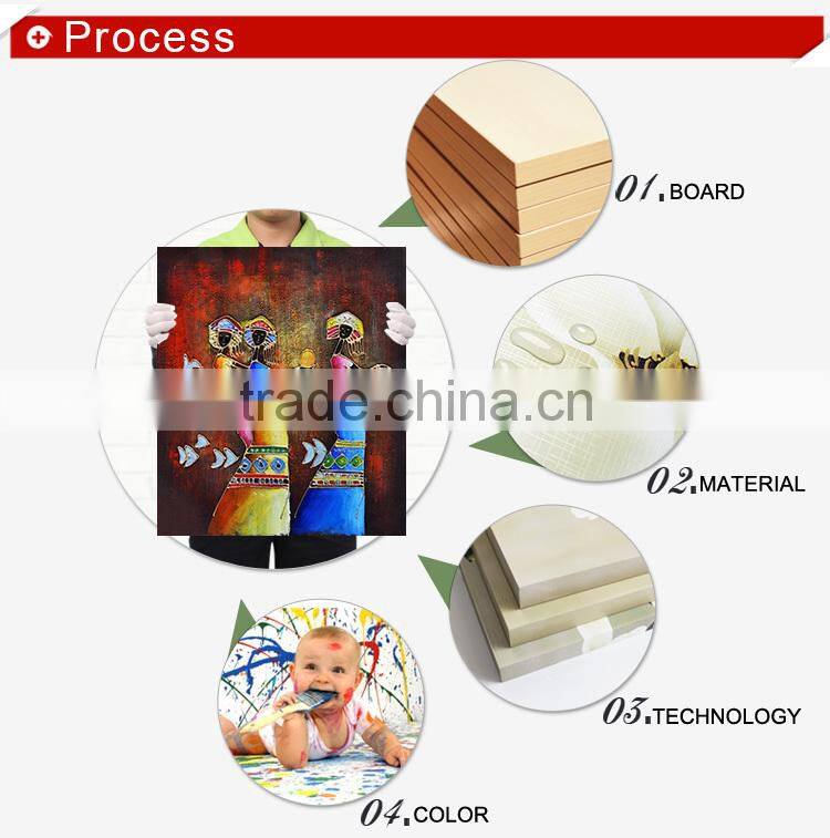 Beautiful Lady Figure Decorative Black African Painting