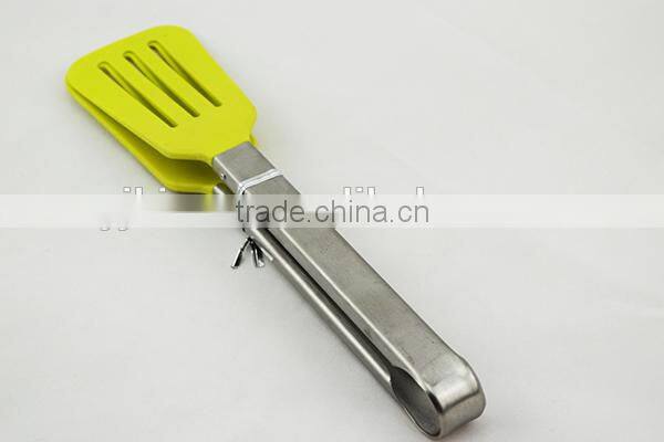 Nice looking stainless steel and Nylon cover candy serving tongs