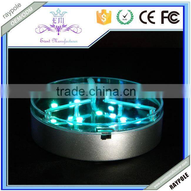 2015 Newest!!!Multi-color Wireless Remote controlled led centerpiece light for party Decoration