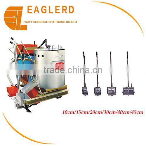 Self-propelled thermoplastic road marking machine