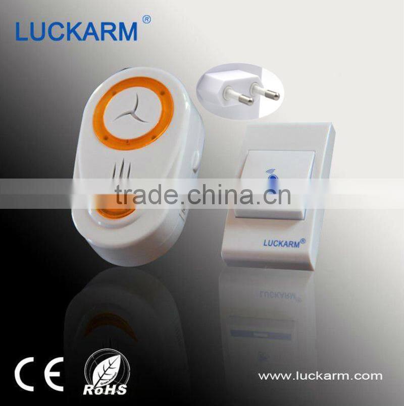 funny plug in intelligent wireless bedroom doorbell with remote control