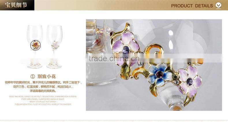 RORO red wine glass craft goblet pewter craft home /household decoration world brand