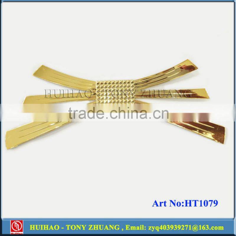 Gold color TPU plating shoes clip decorative chain (HT1104A)