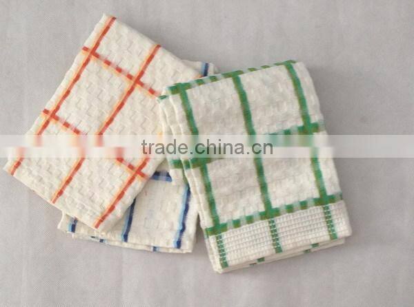 Yarn dye waffle tea towel