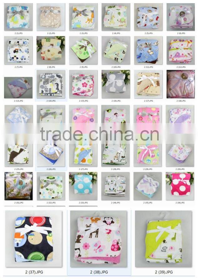 Different Animal Design High Quality Swaddle Blanket for Kids
