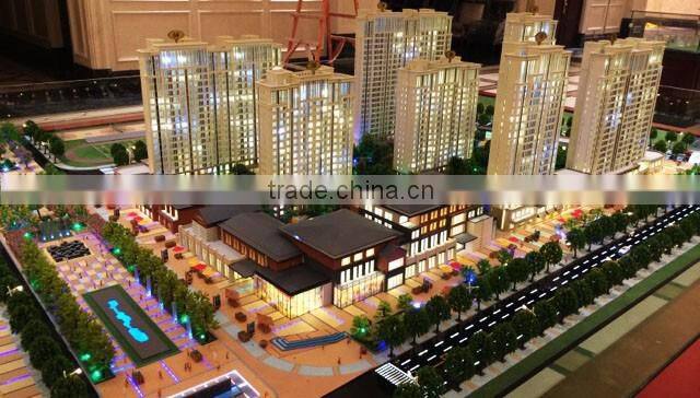 3d miniature architectural scale models maker from China/SH building scale model making company