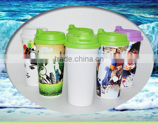 Sublimation Plastic Water Bottle Mug Sublimation