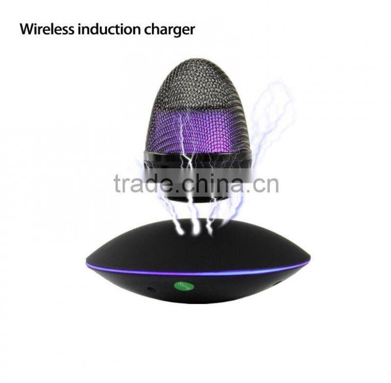 Bluetooth speaker floating and rotating in the mid air bluetooth speaker/tumbler shape bluetooth speaker