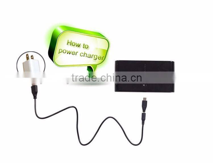 Table PC and Mobile phone Power Bank 18650 Box 8000mah Usb Output Portable Battery Charger Device