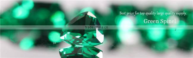 man made round stone spinel/ F106# stone bead