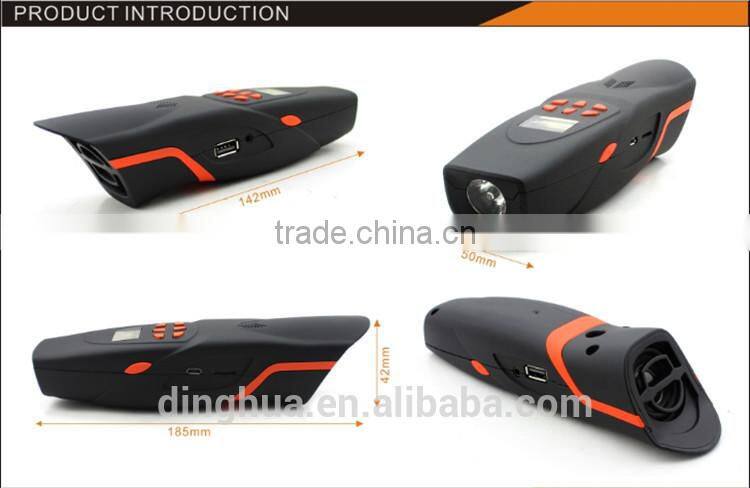 Hot! Fashion Design 7 Functions Excellent Sound AV126 Wireless Bicycle Bluetooth Speaker with LED Light Power Bank