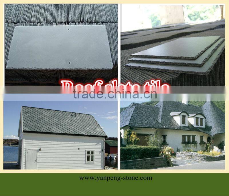 black roof slate tile